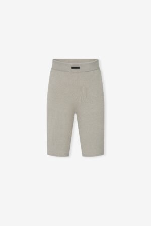 Womens Rib Knit Biker Short